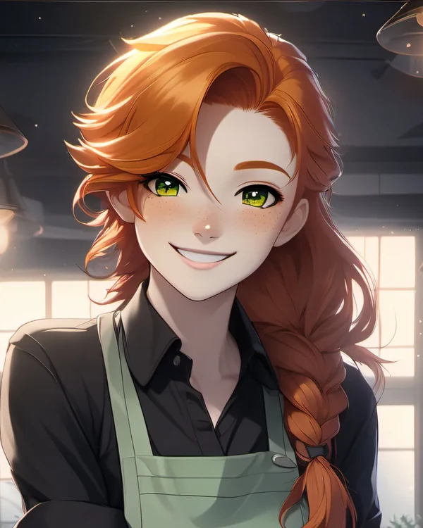 Melanie, an adult user-created Talkie AI character