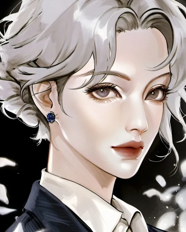 Mochizuki Tsubaki, an adult user-created Talkie AI character